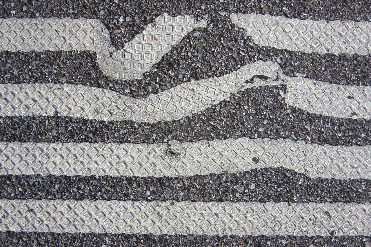 asphalt stripes error free photo