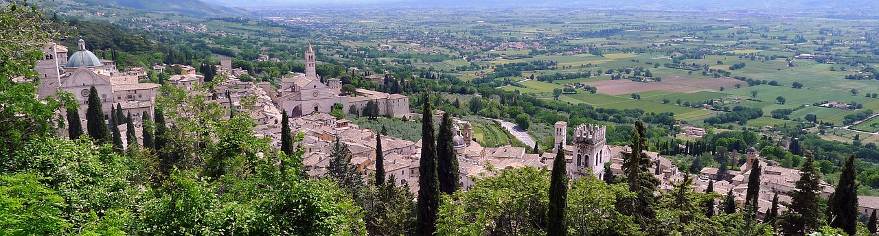 assisi landscape santa chiara free photo