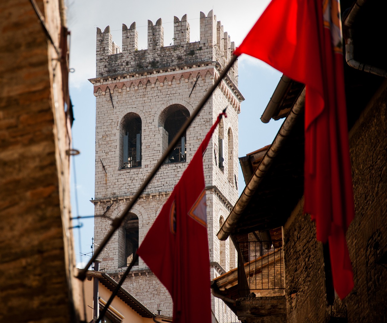 assisi umbria torre free photo