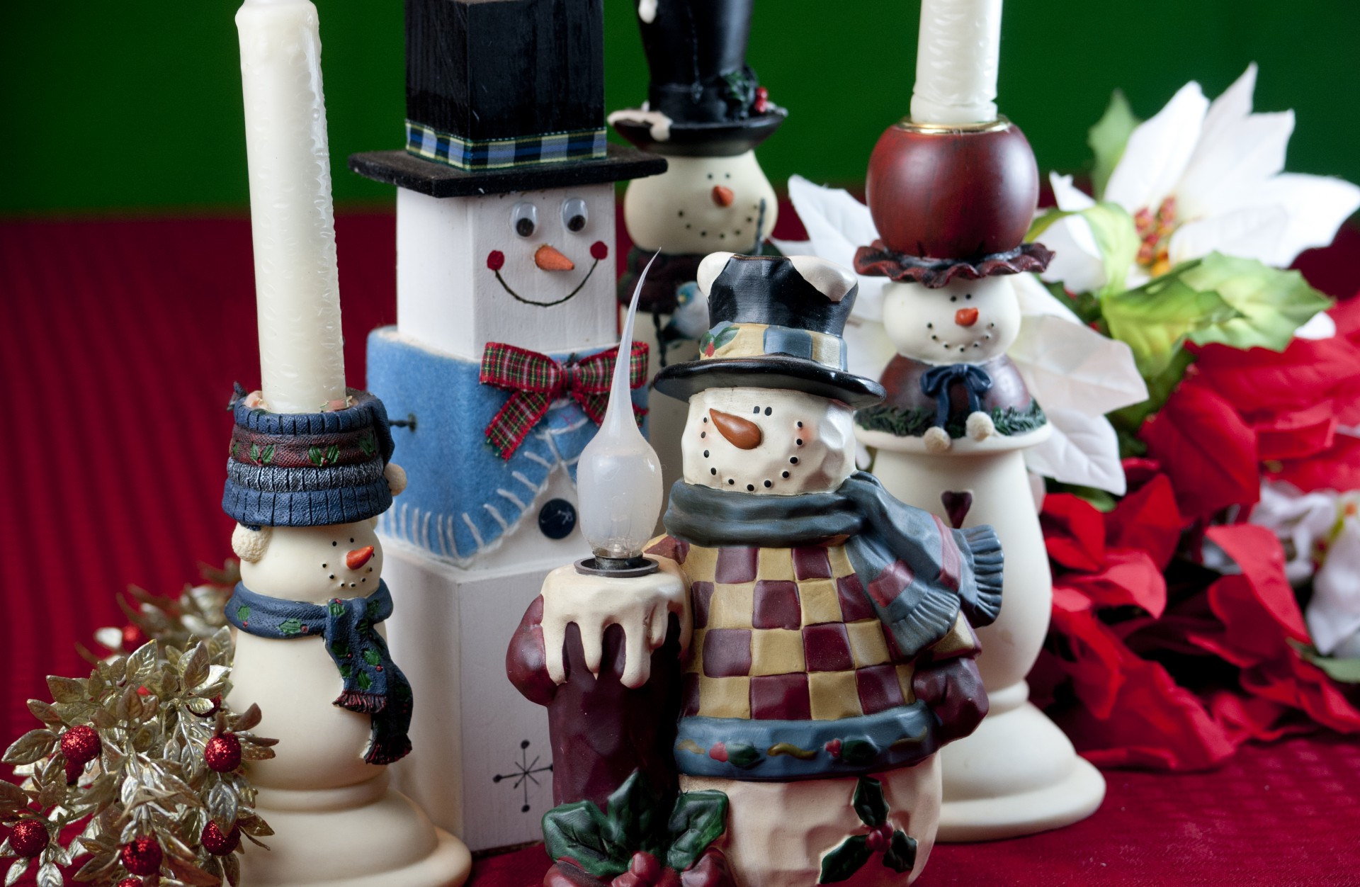 christmas xmas snowmen free photo