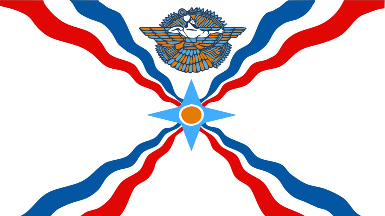 assyrian assyrian flag flag free photo