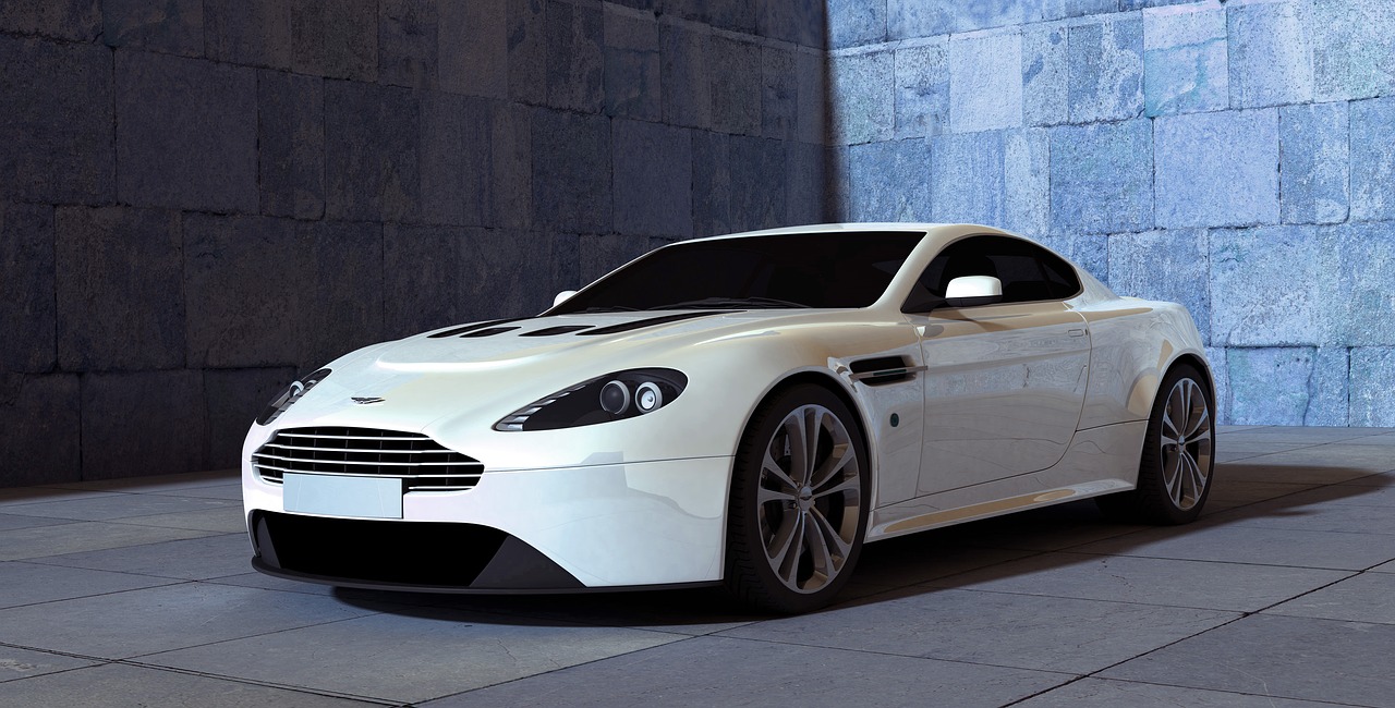 aston martin vantage sports car free photo