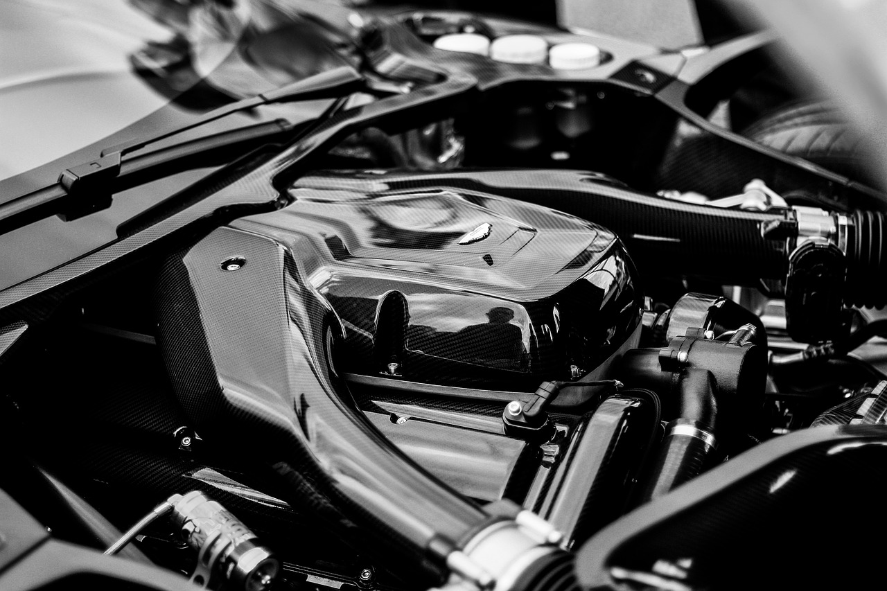 aston martin vulcan engine supercar free photo