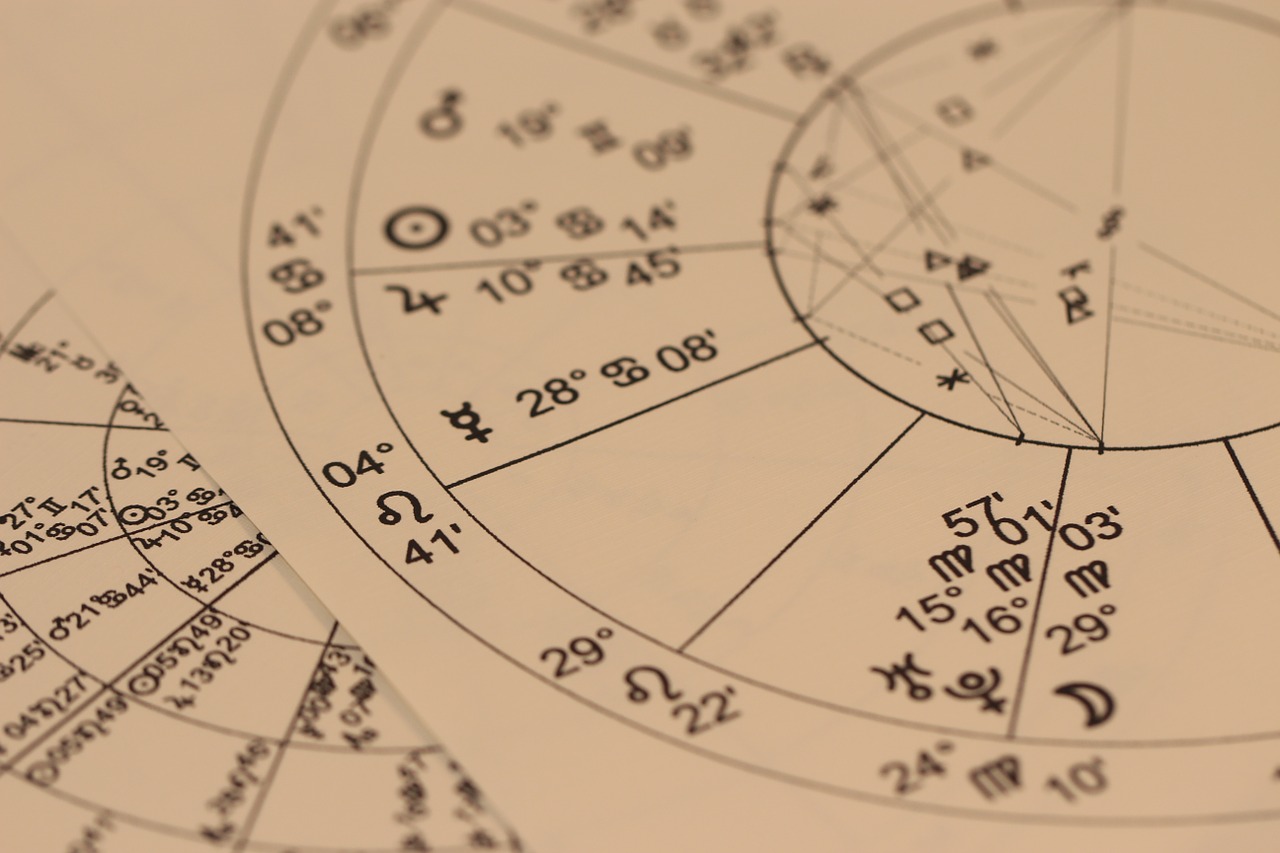 astrology divination chart free photo