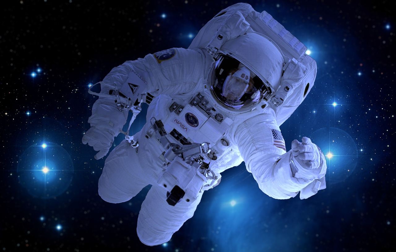 astronaut astronomy satellite free photo