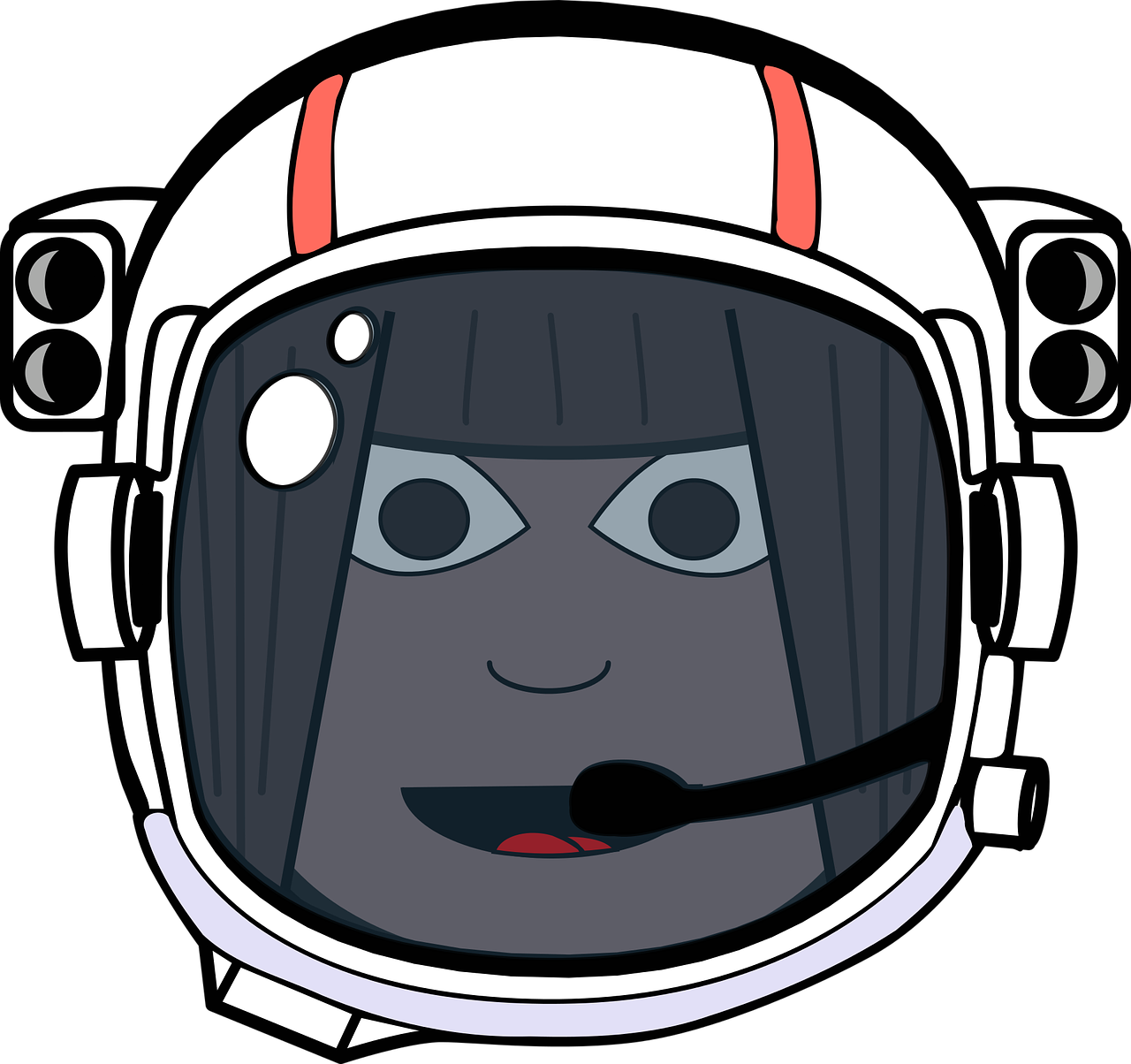 astronaut comic characters helmet free photo