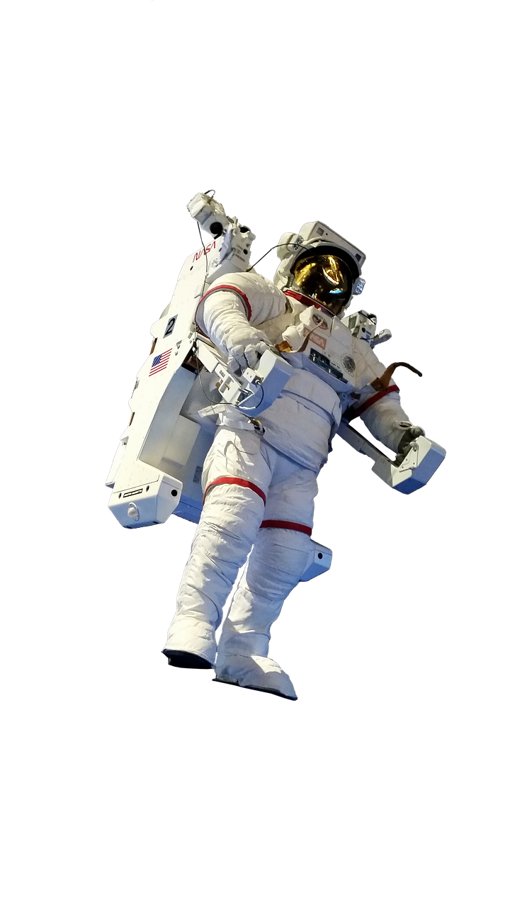 astronaut isolated space travel free photo