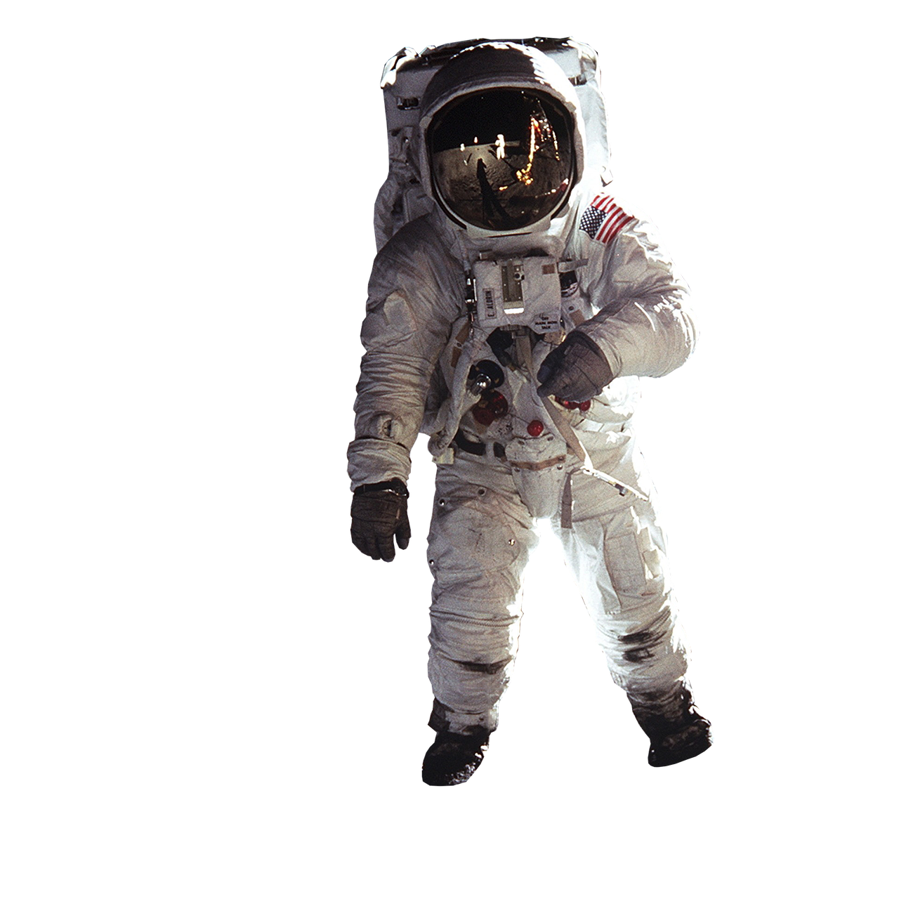 astronaut isolated wear protective clothing free photo