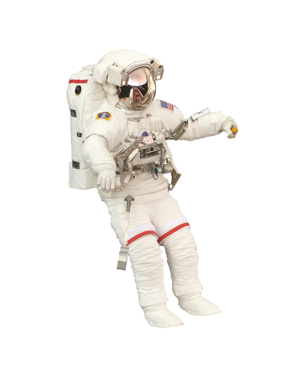 astronaut isolated wear protective clothing free photo