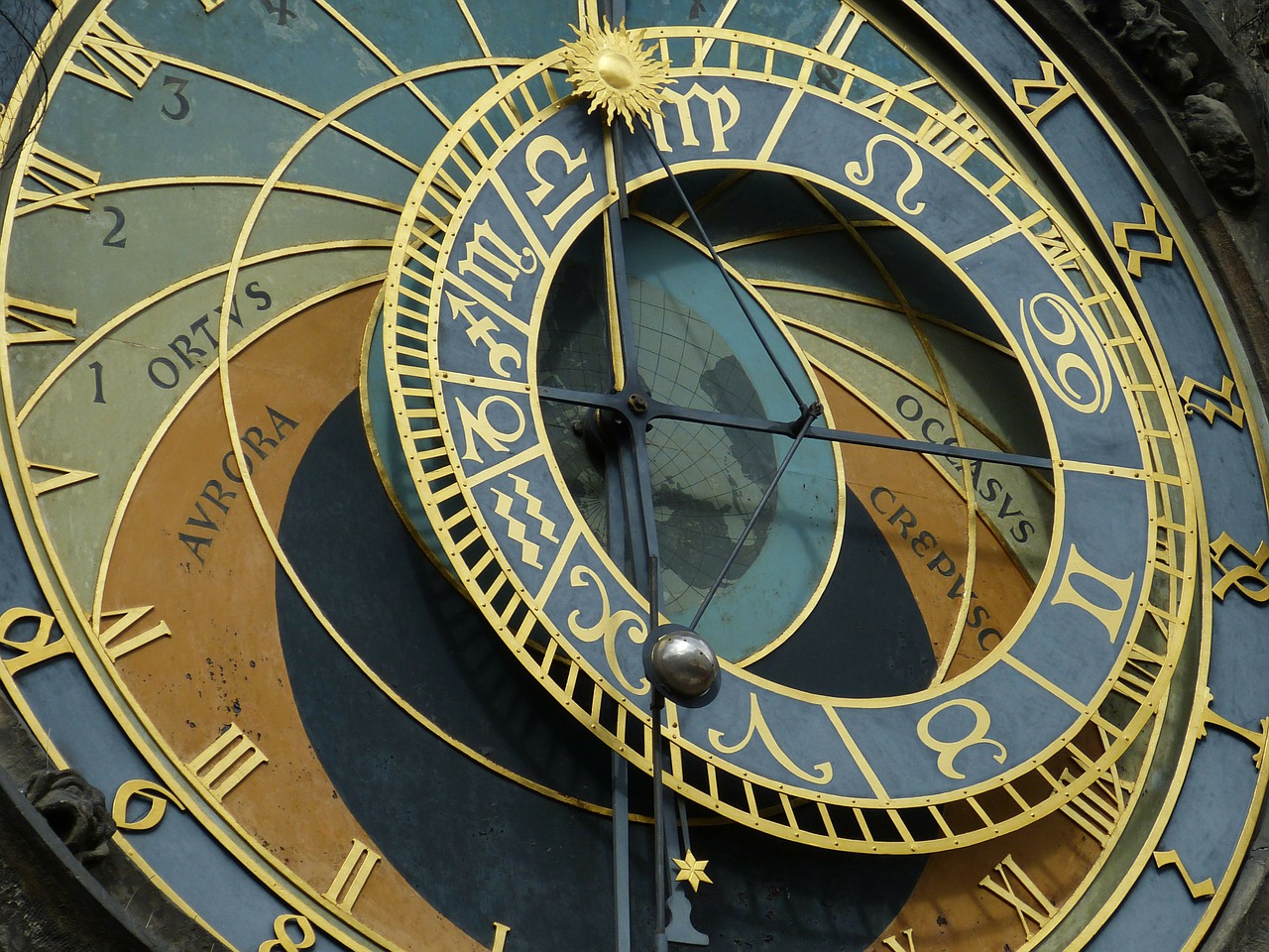 astronomical clock prague old town free photo