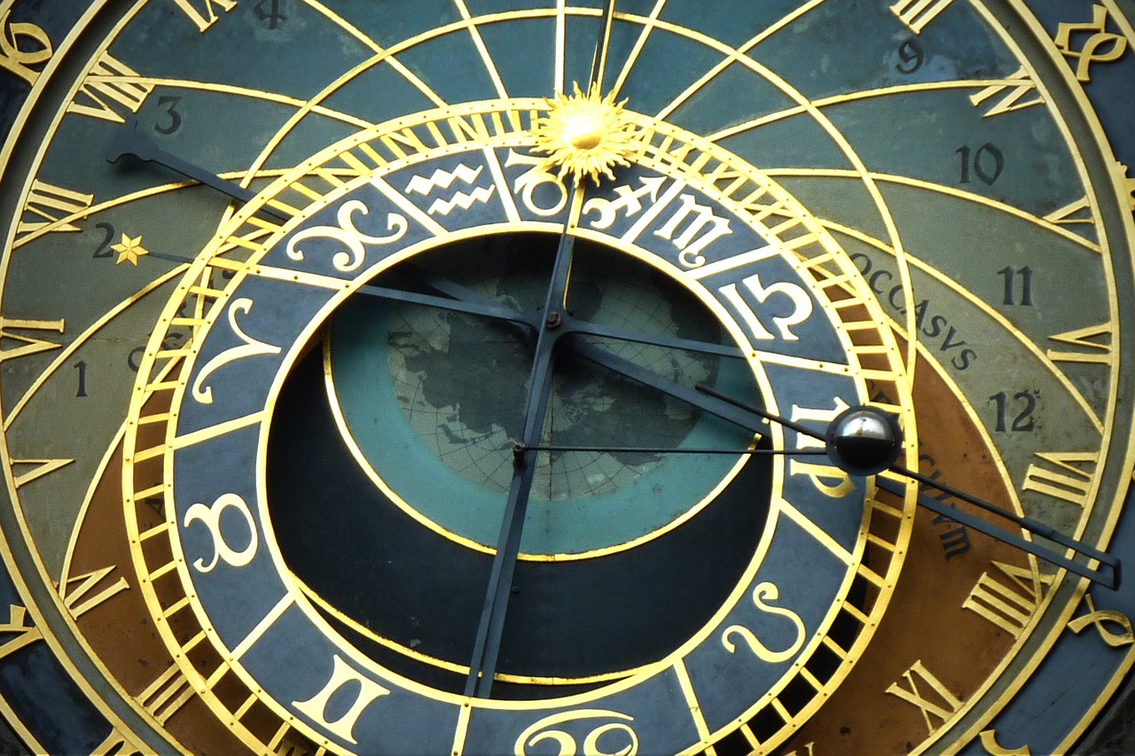 astronomical clock prague old town hall free photo