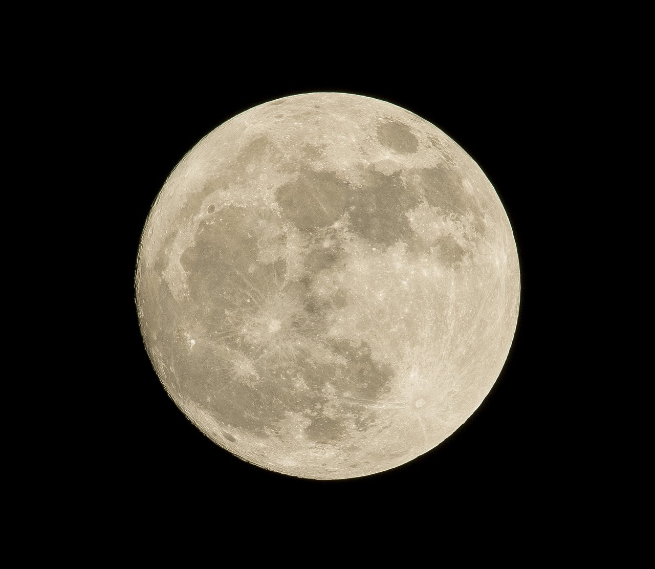 astronomy full moon luna free photo