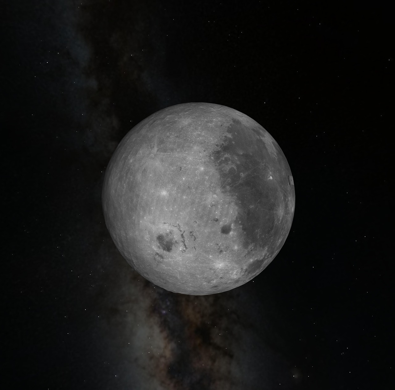 astronomy moon sky free photo