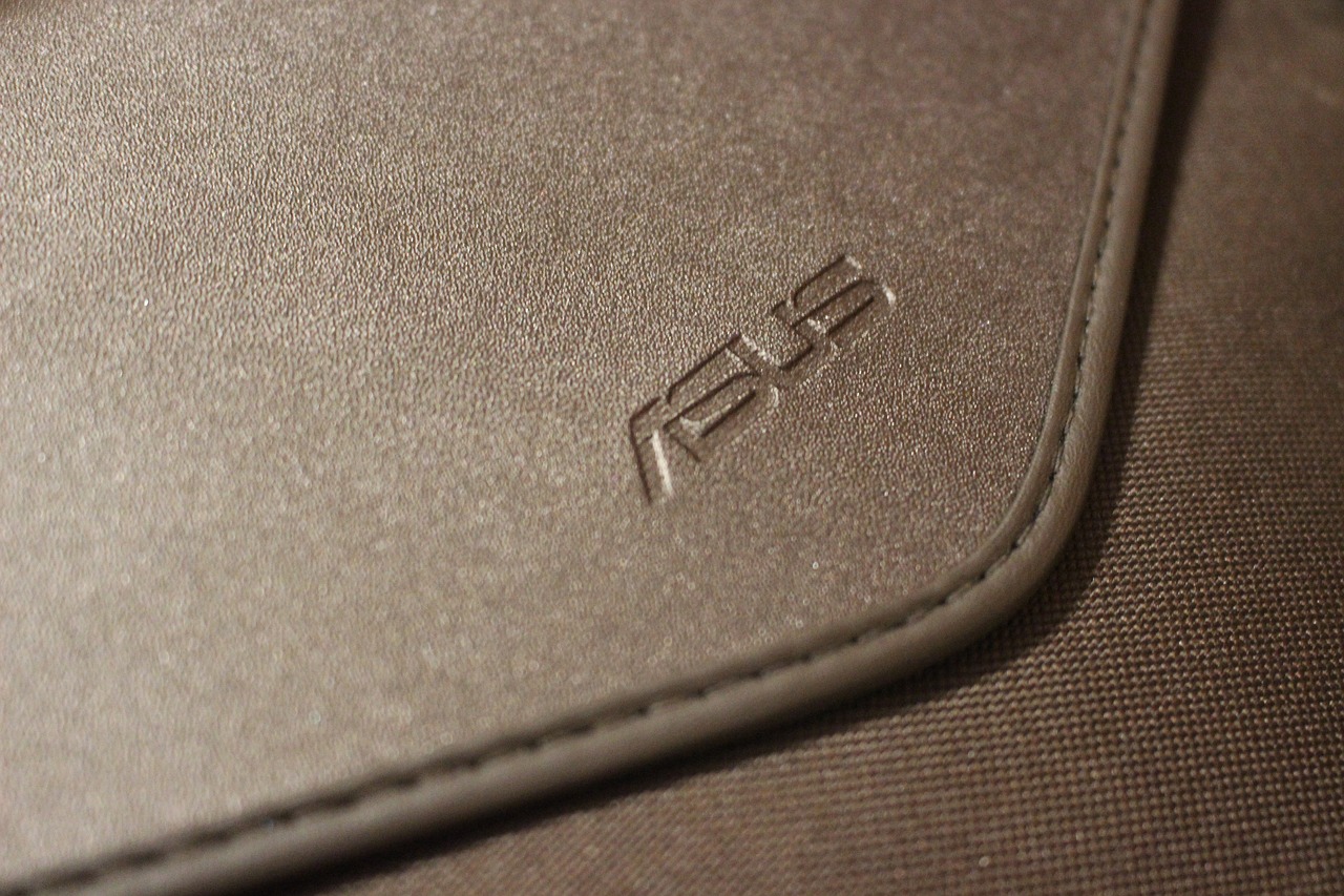 asus brand close-up free photo