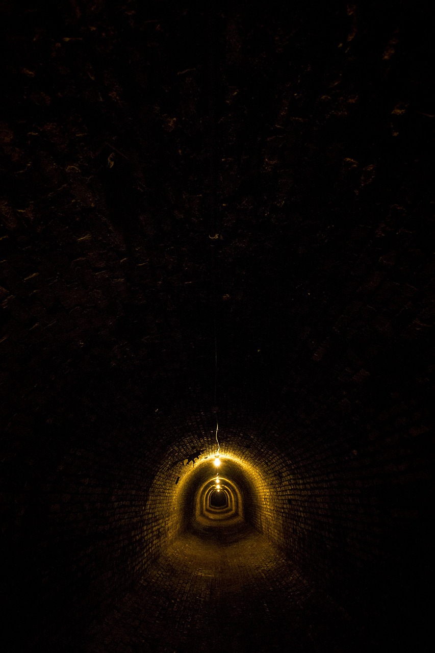 asylum tunnel underground free photo
