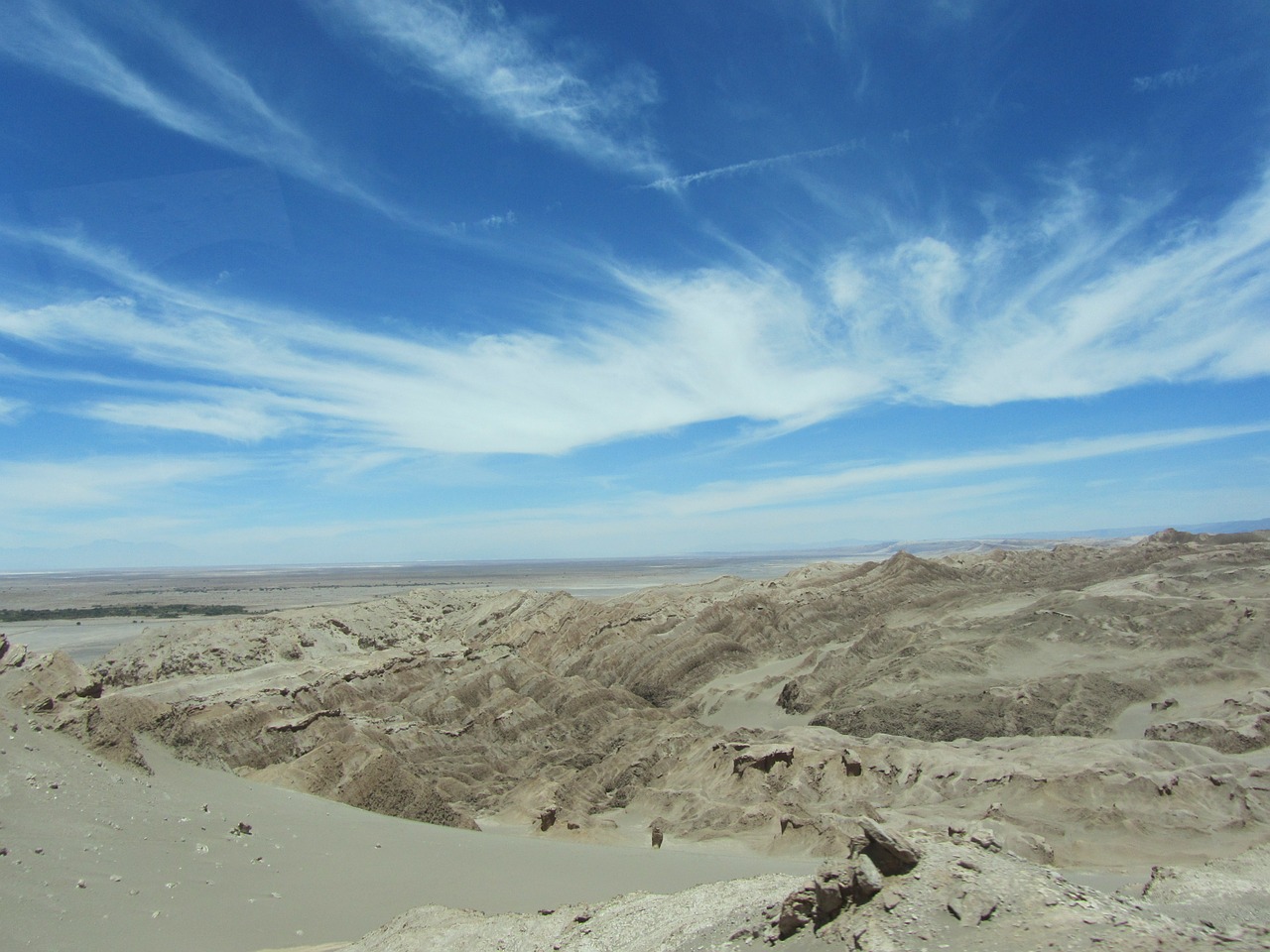 atacama desert clouds free photo