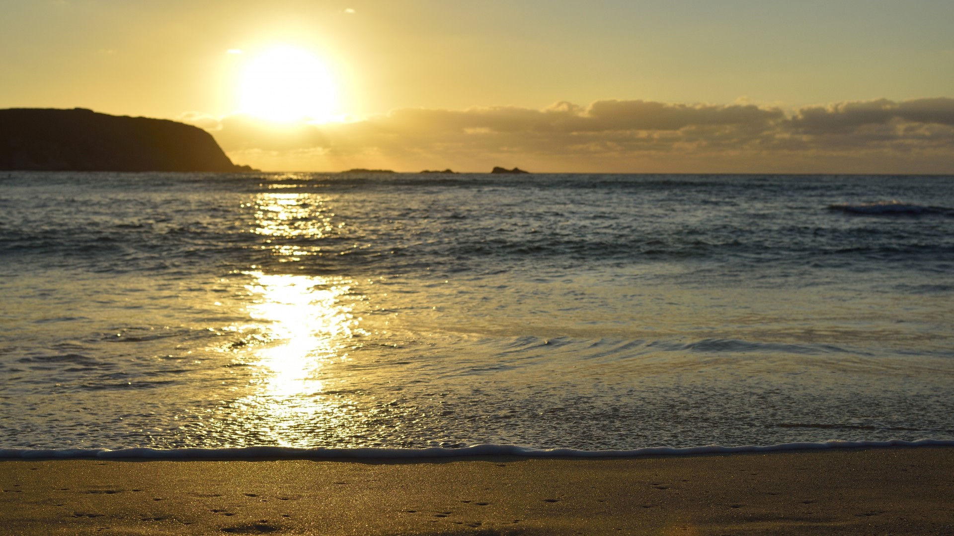 sunset pantin beach free photo