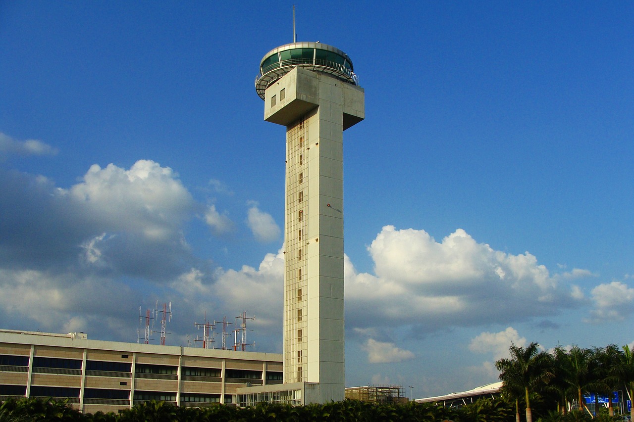 atc tower airport bangalore free photo