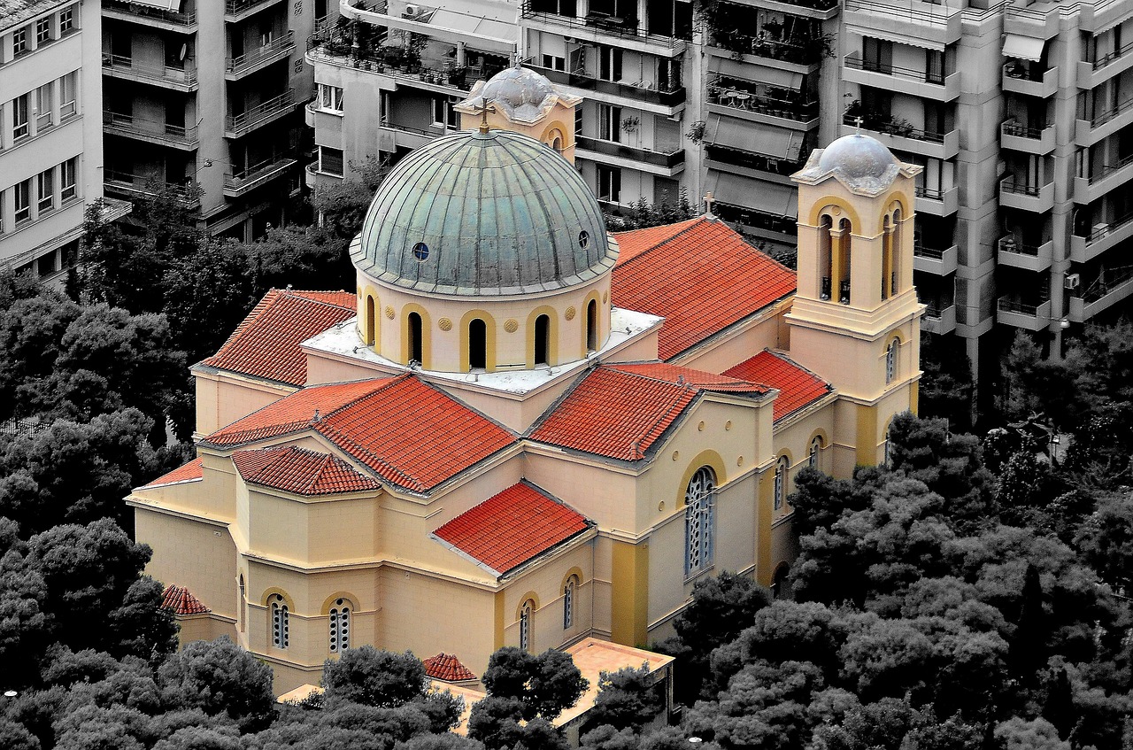 athena churches greece free photo