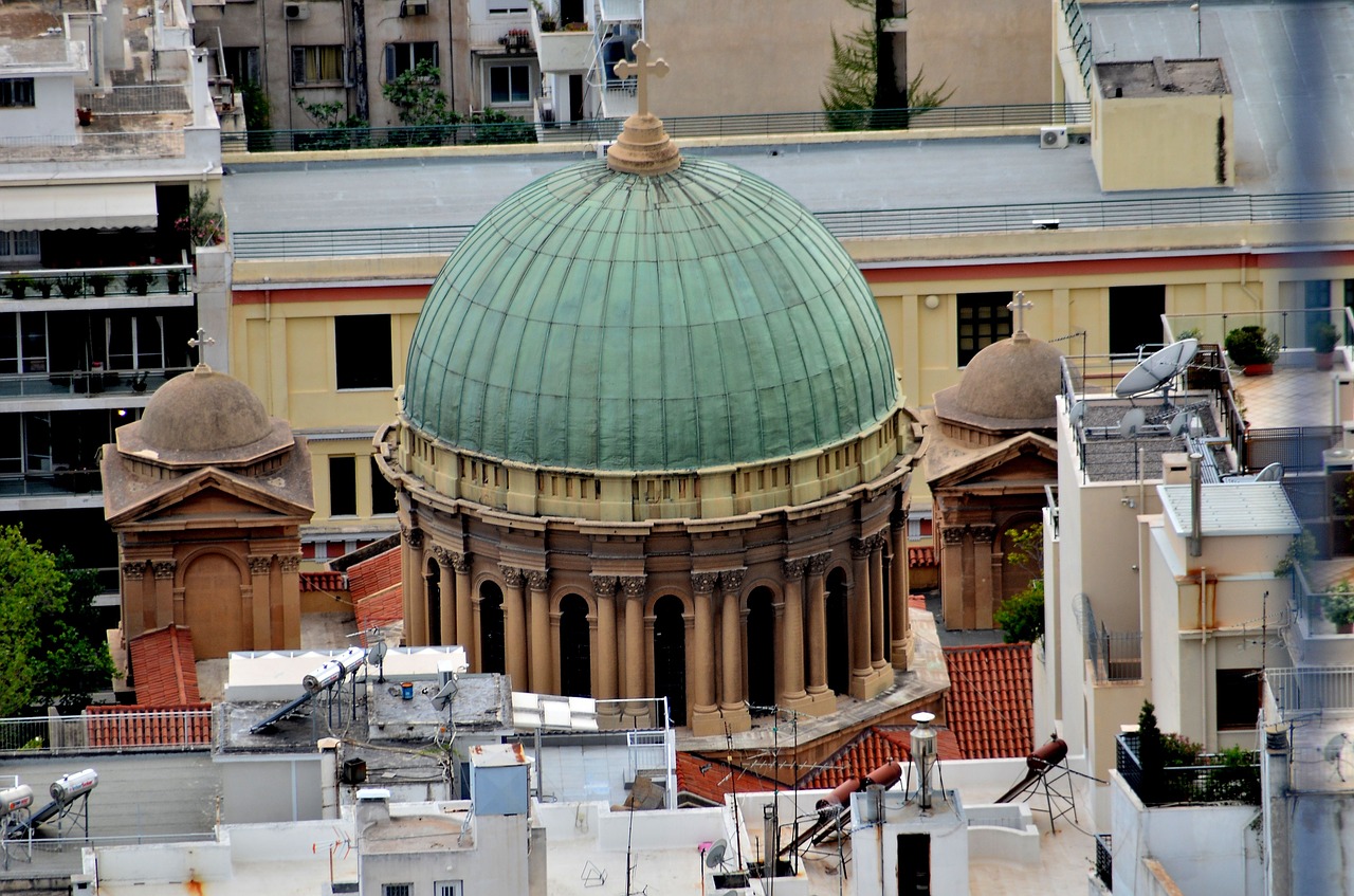 athena churches greece free photo