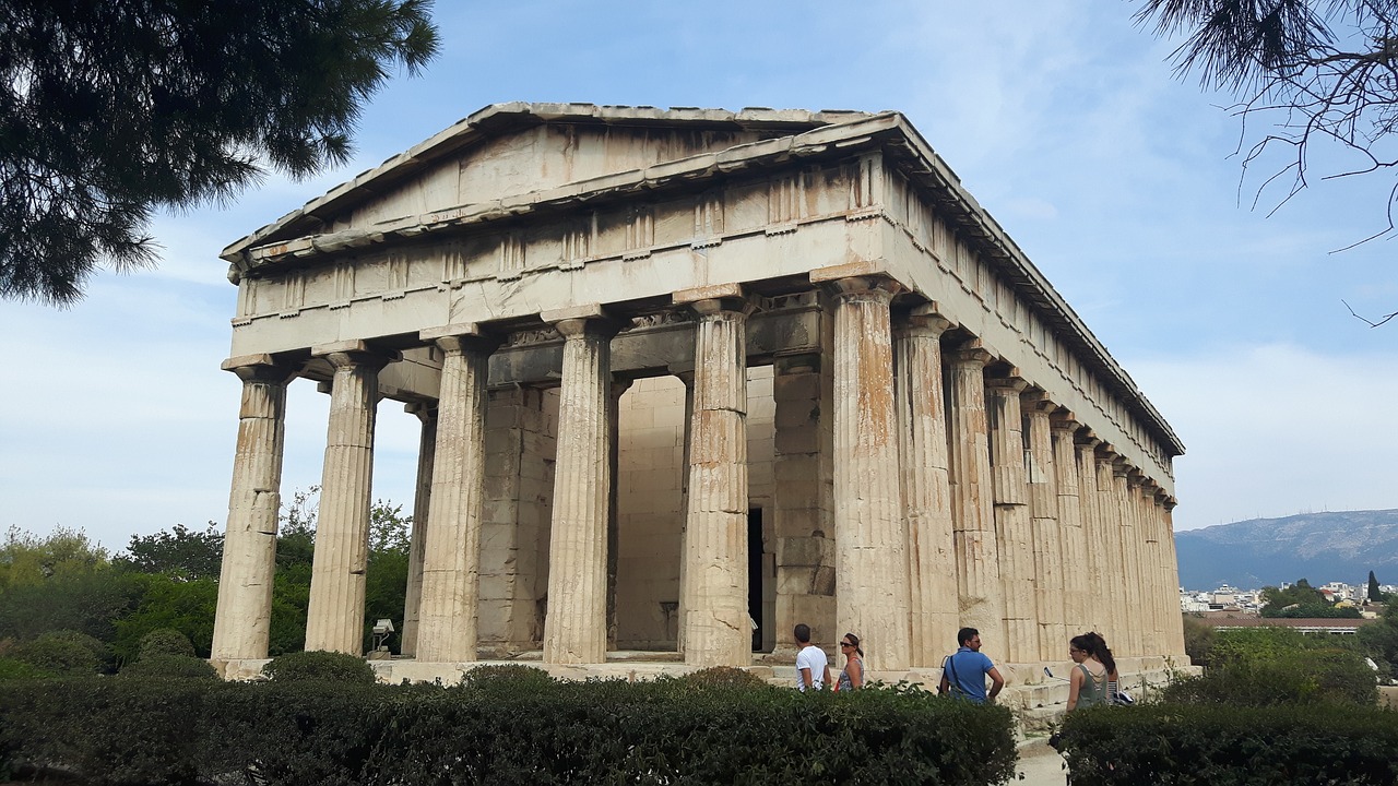athens places of interest temple complex free photo
