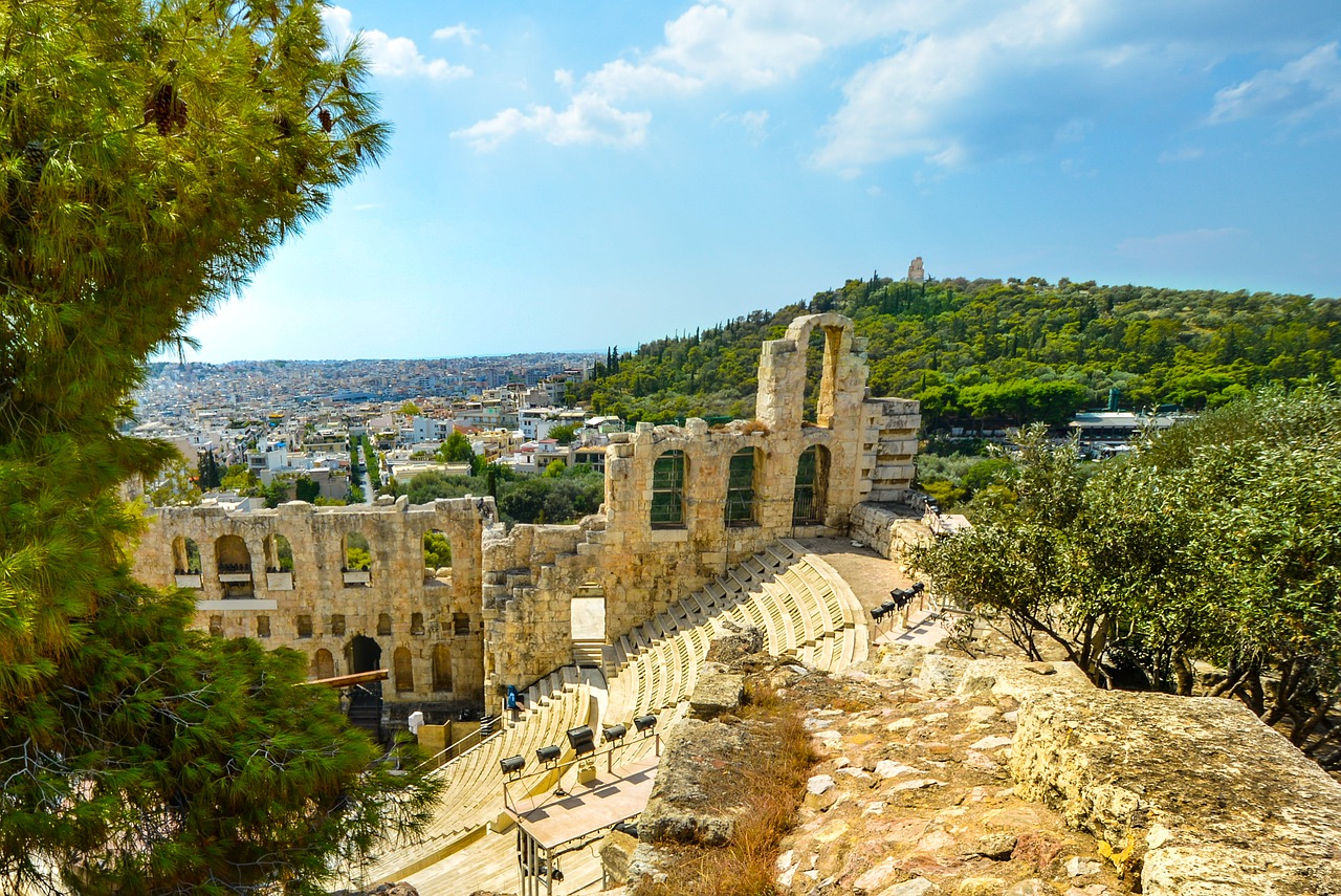 athens acropolis ancient free photo