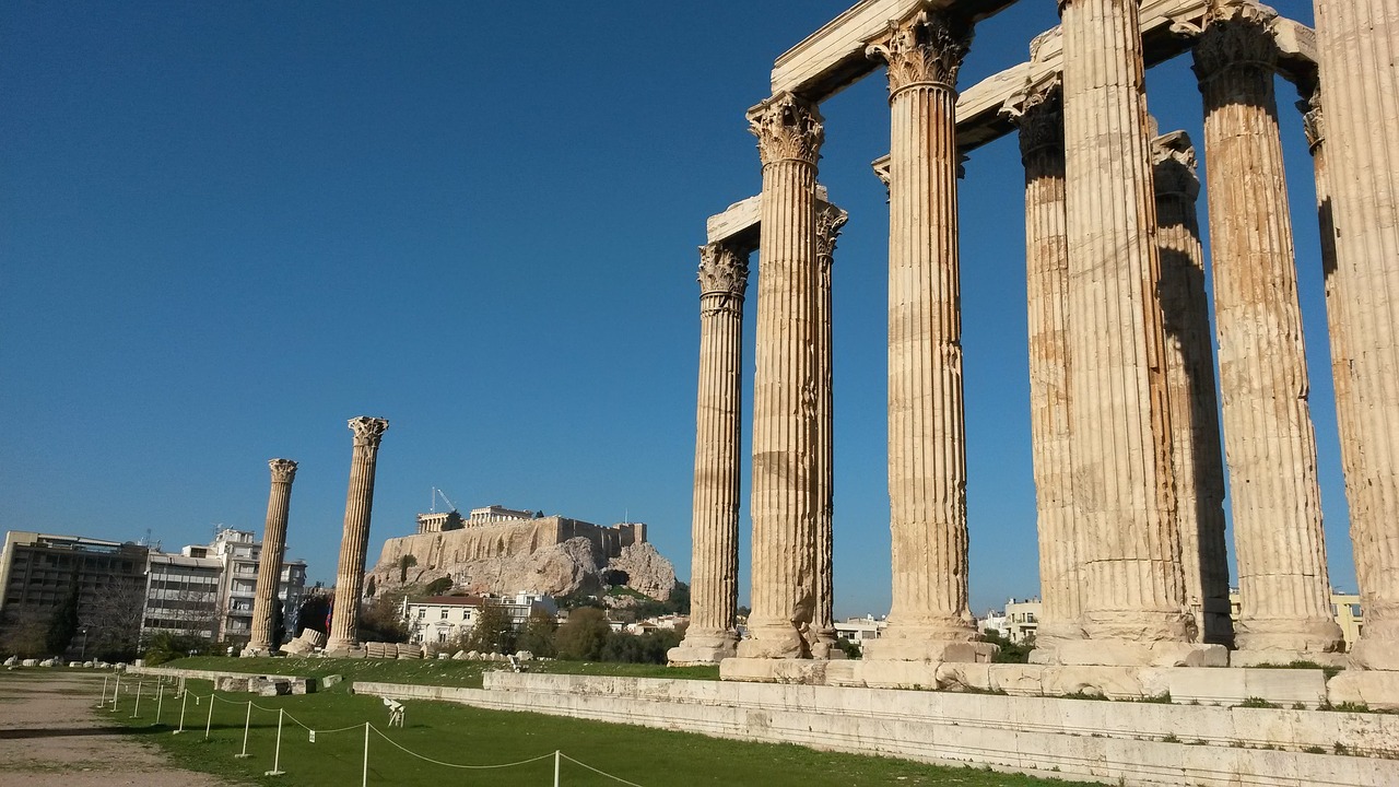 athens ruins greece free photo