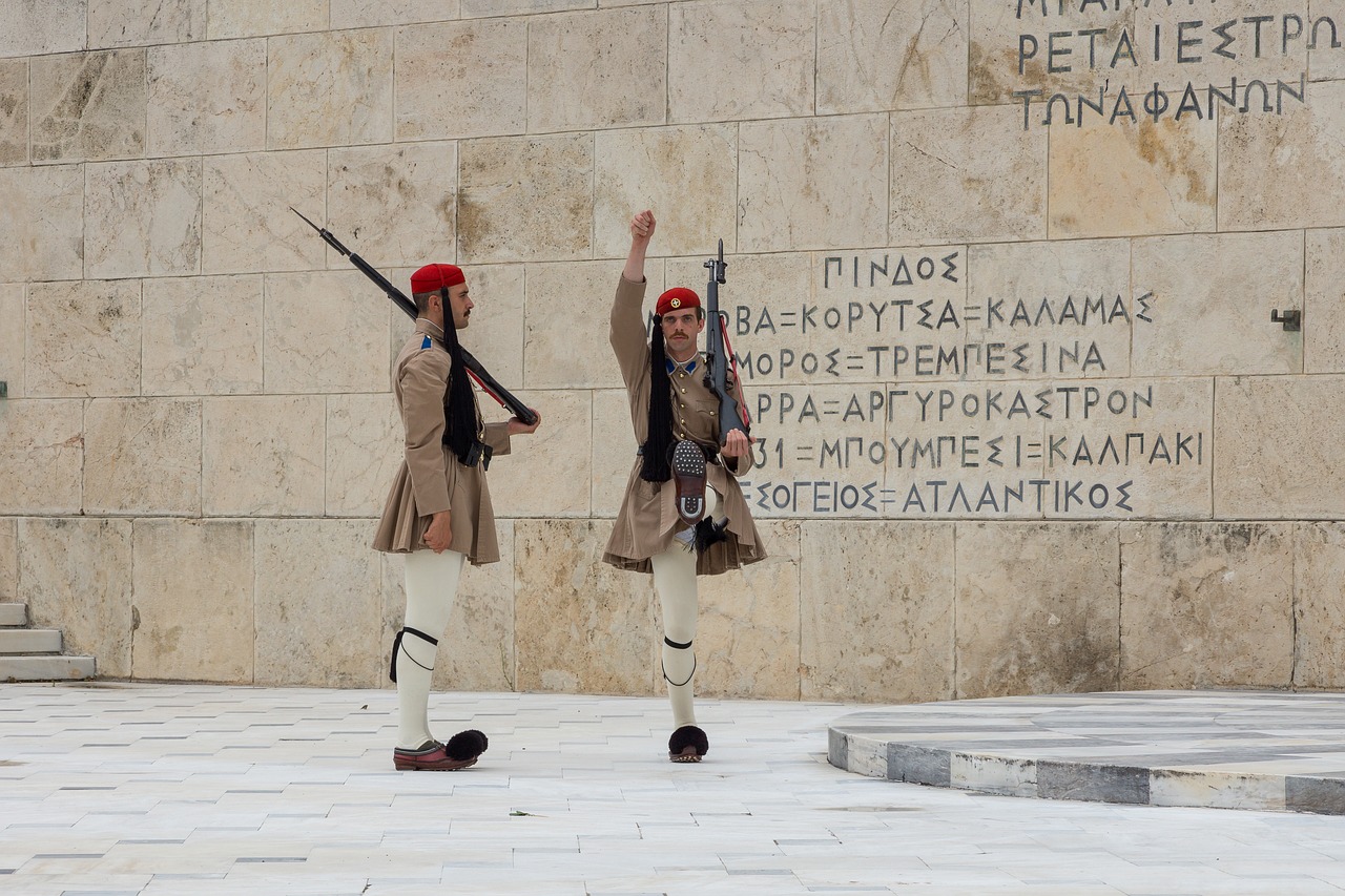 athens  soldiers  greece free photo