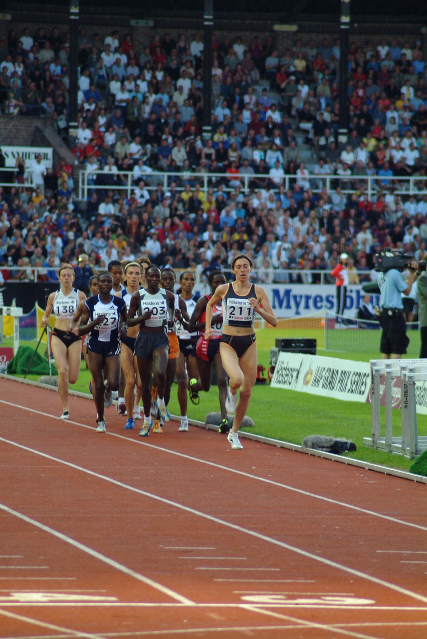 athletics running sprinter contest free photo