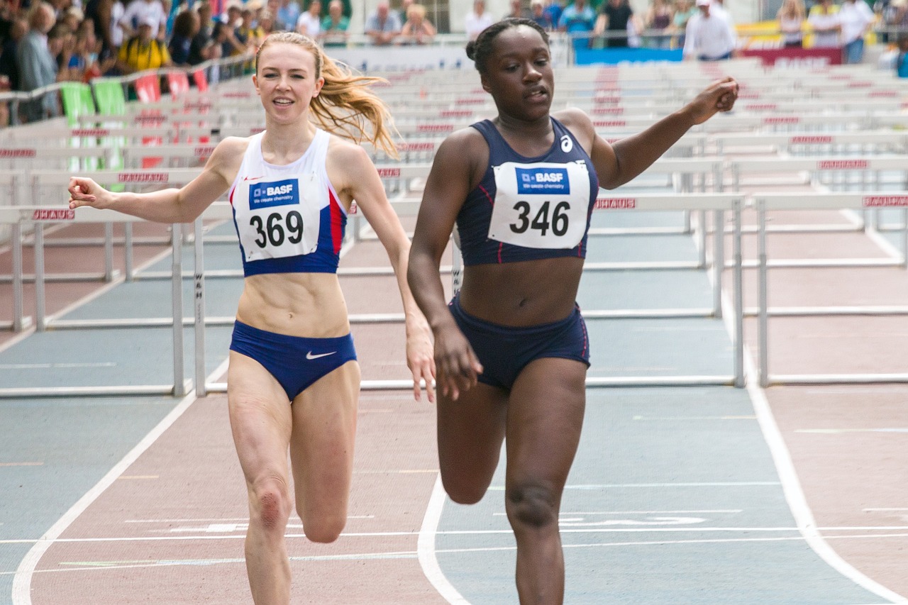 athletics sport hurdles free photo