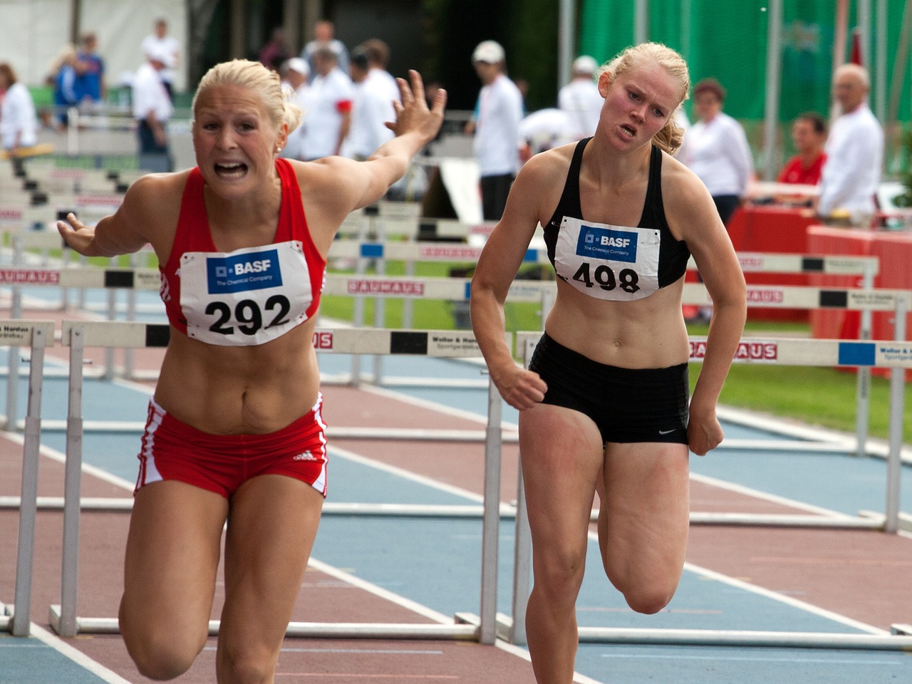 athletics sport hurdles free photo