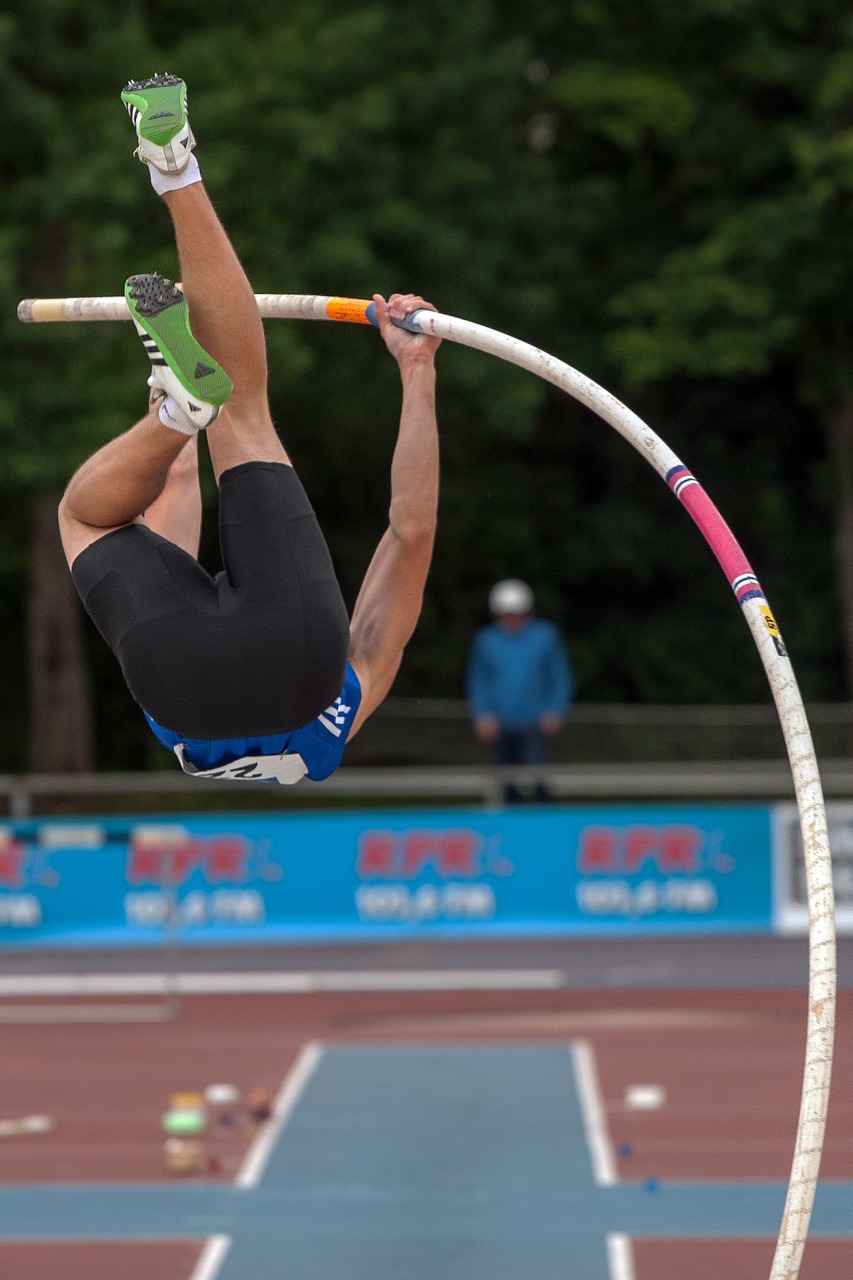 athletics pole vault sport free photo