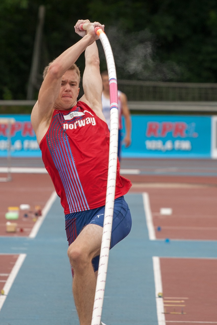 athletics pole vault sport free photo