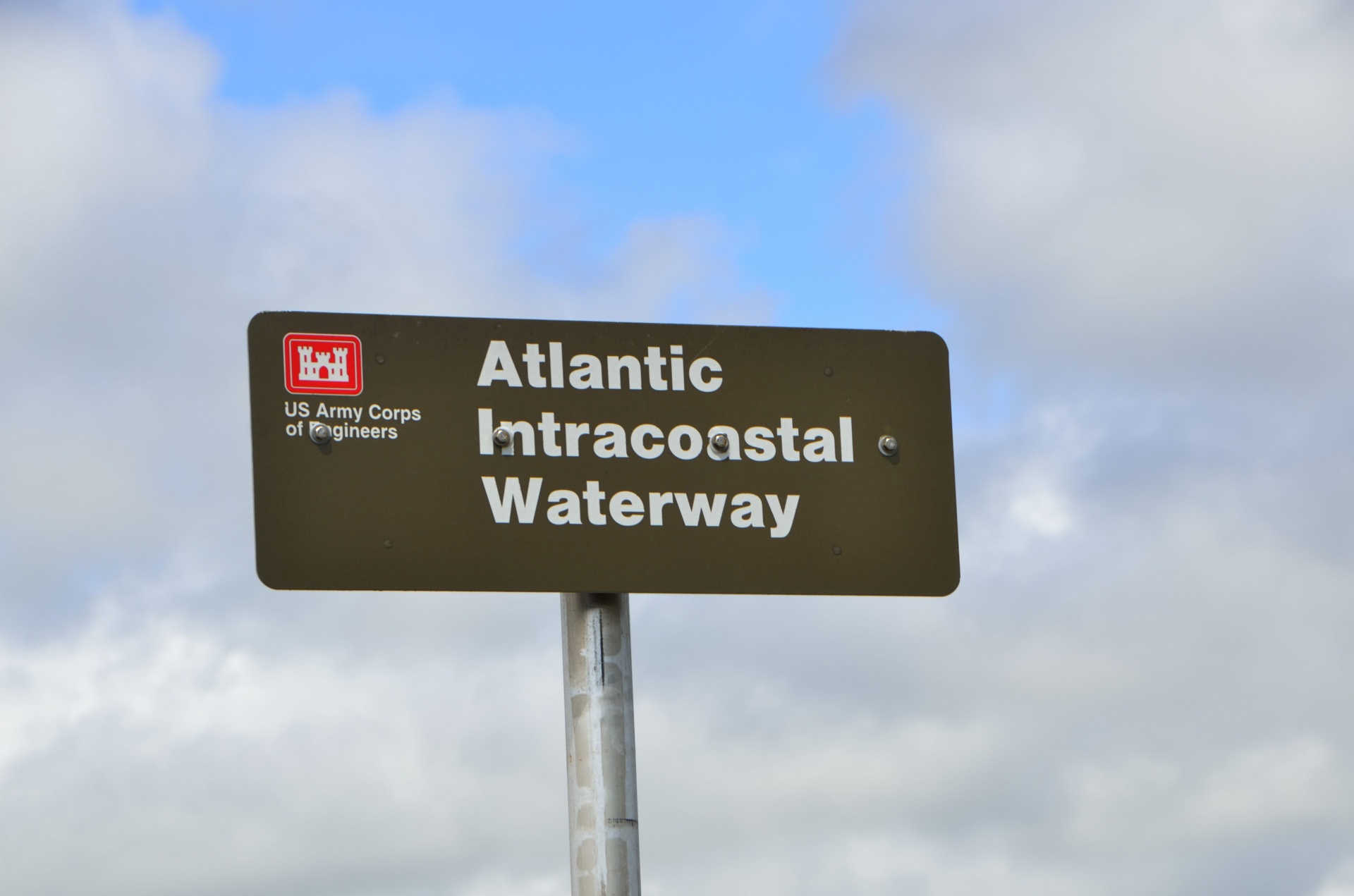 intracoastal waterway sign florida free photo