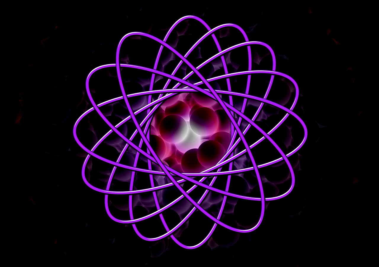 atom electron neutron free photo