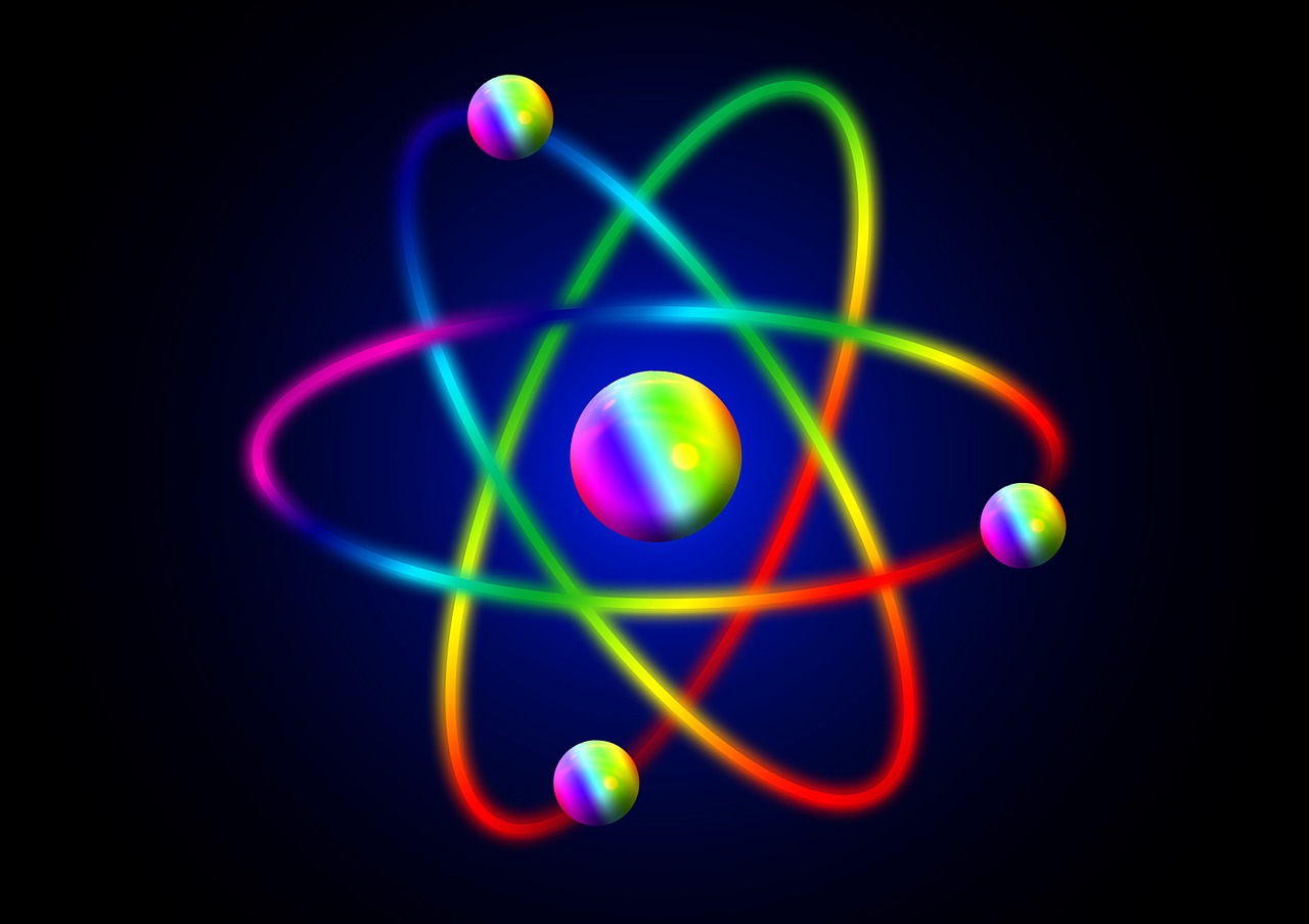 atom electron neutron free photo