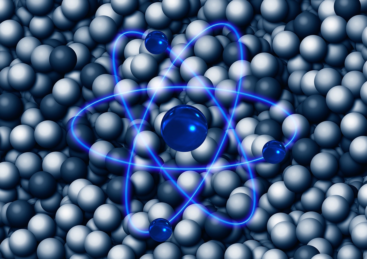 atom electron neutron free photo