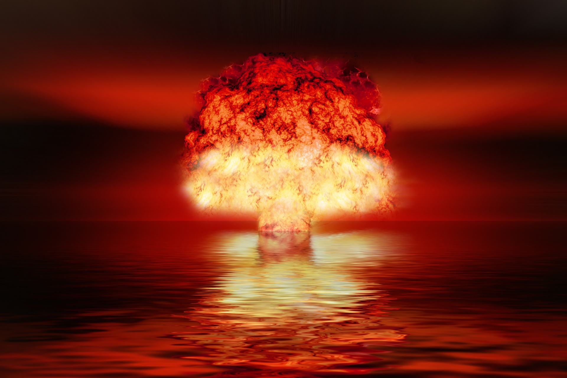 atomic bomb nuclear weapons explosion free photo