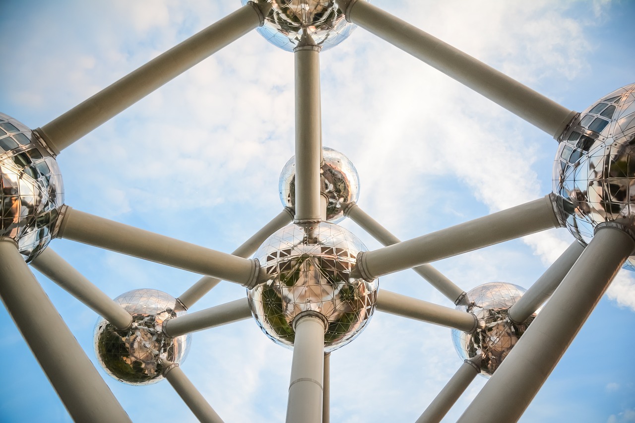 atomium belgium brussels free photo