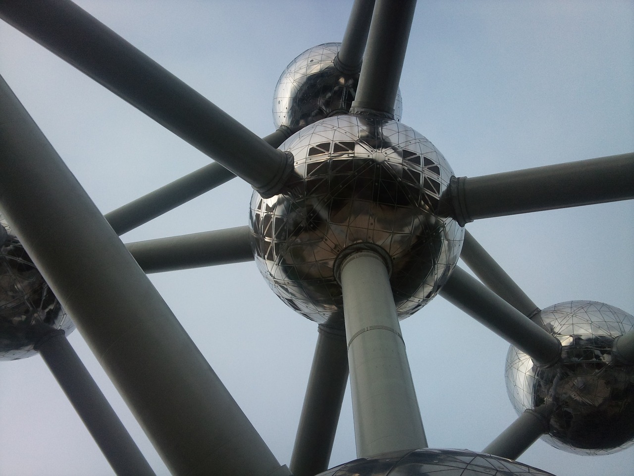 atomium brussels bullets free photo