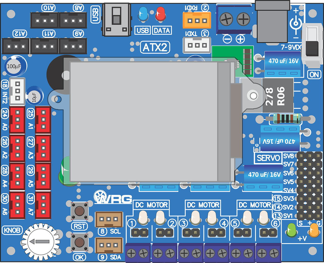 atx2 microcontroller arduino free photo