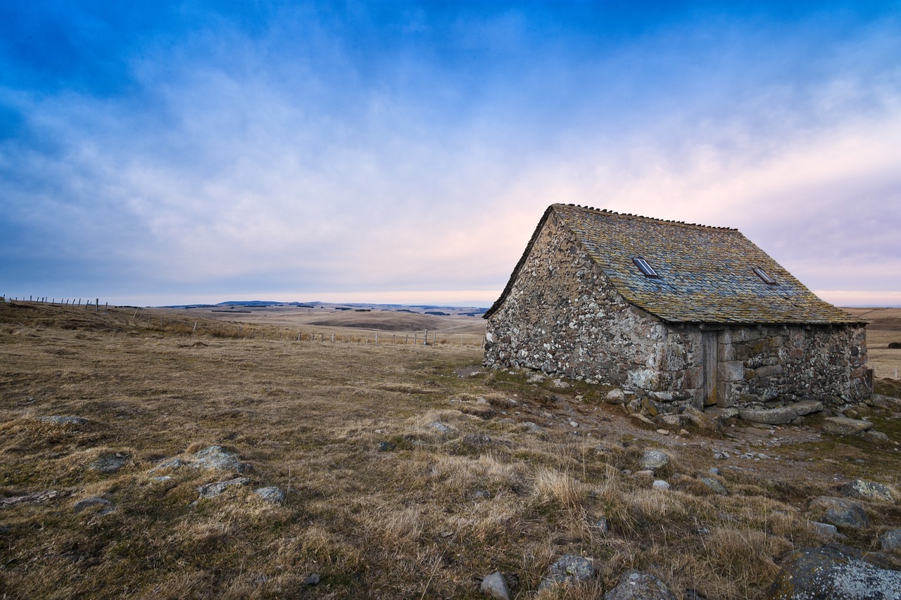 aubrac landscape hiking free photo