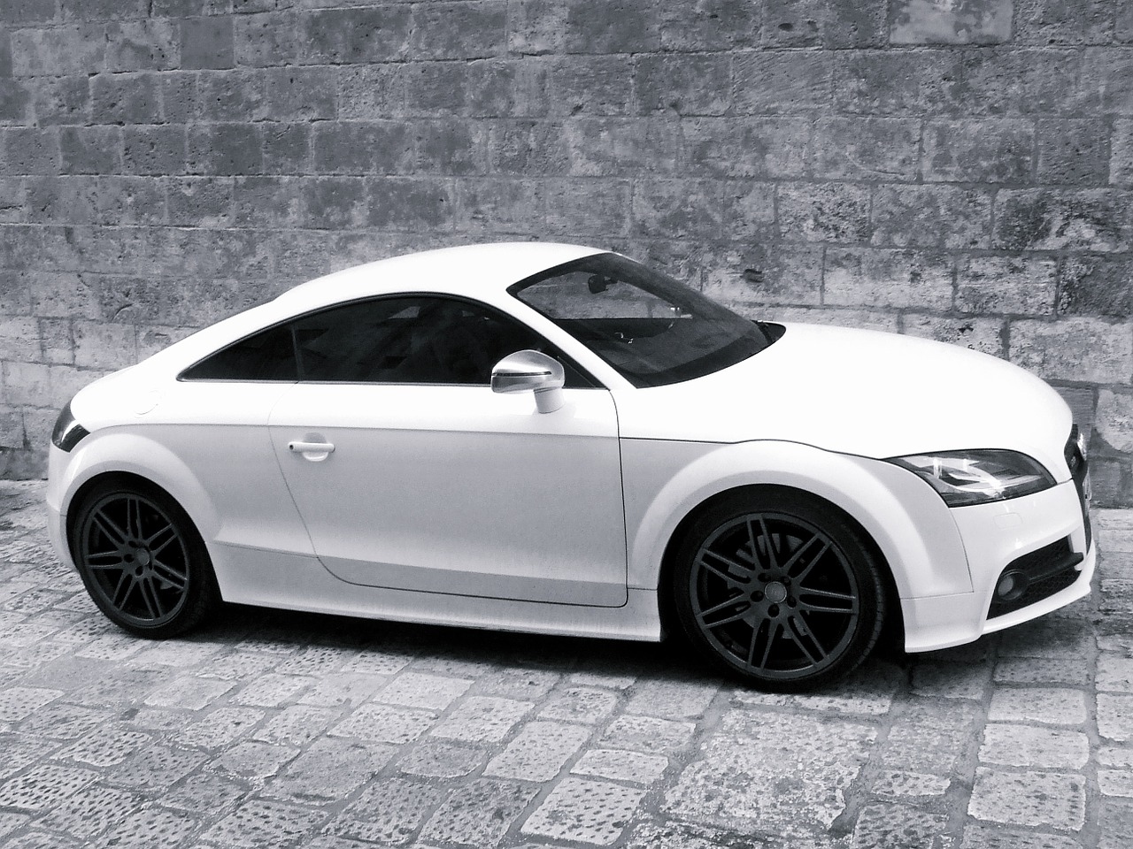 audi audi tt white free photo