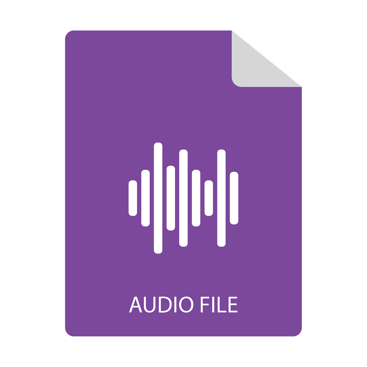 audio file icon free photo