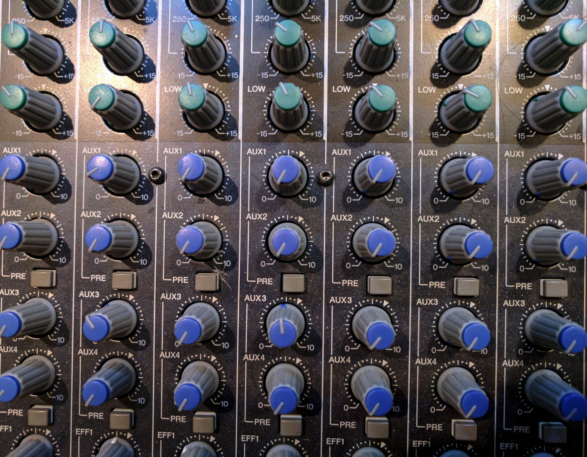 control panel audio knobs free photo
