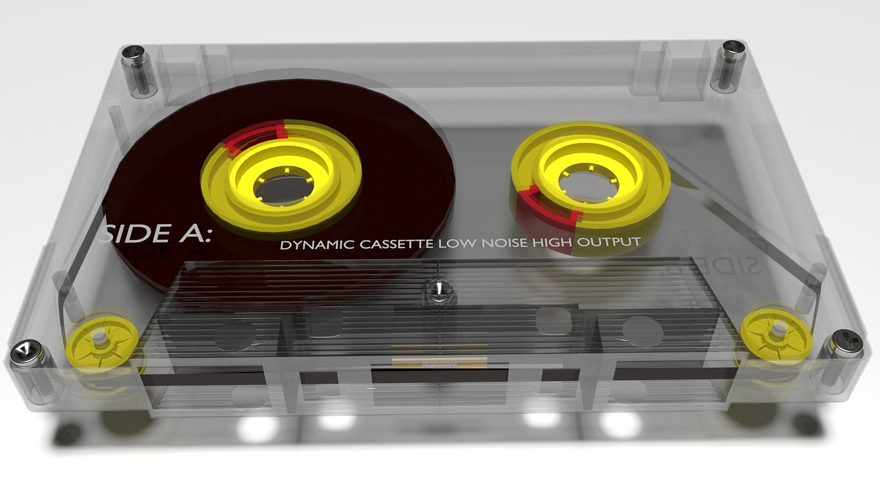 audio tape cassette music free photo