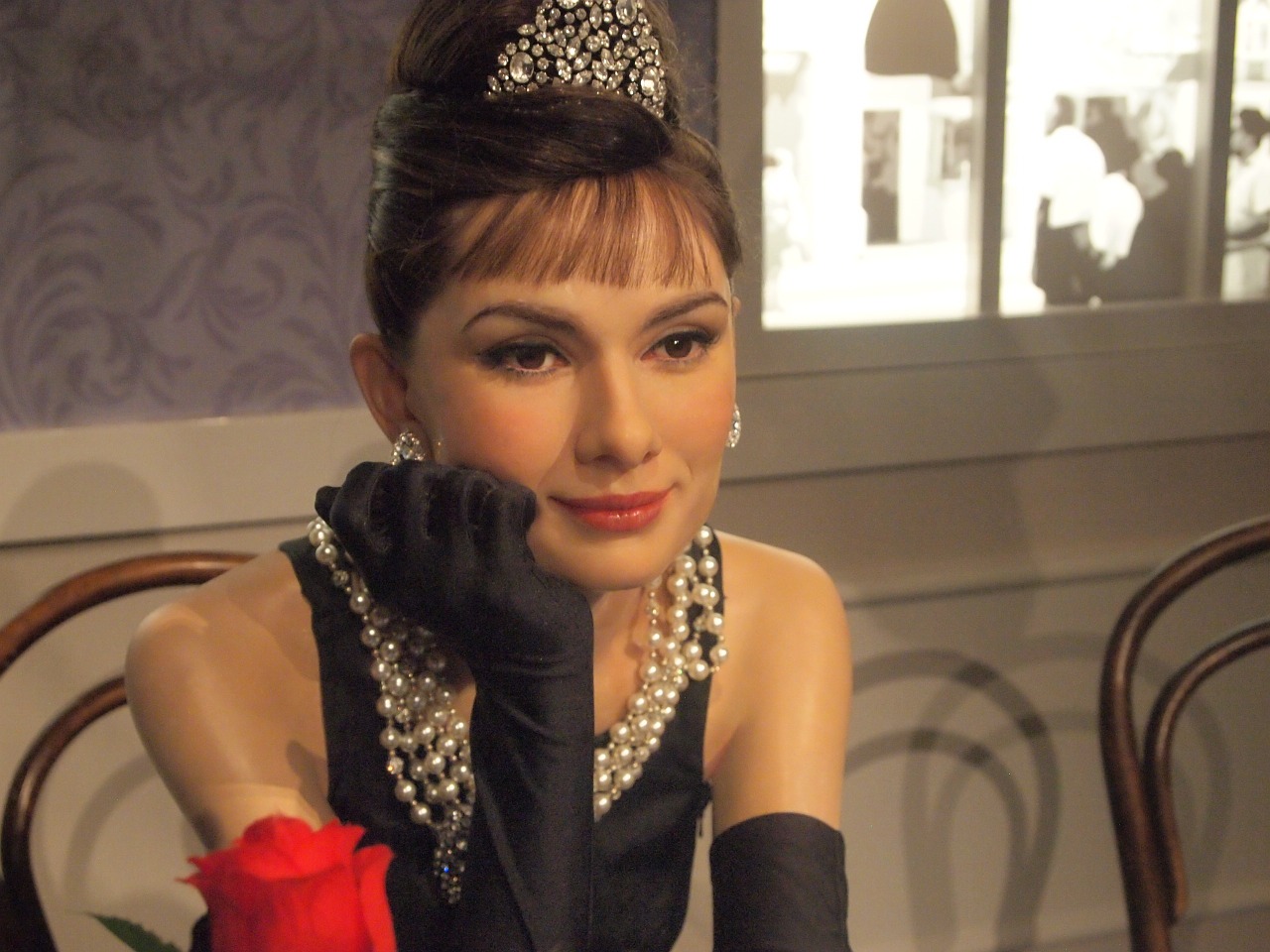 audrey hepburn british actress wax museum free photo