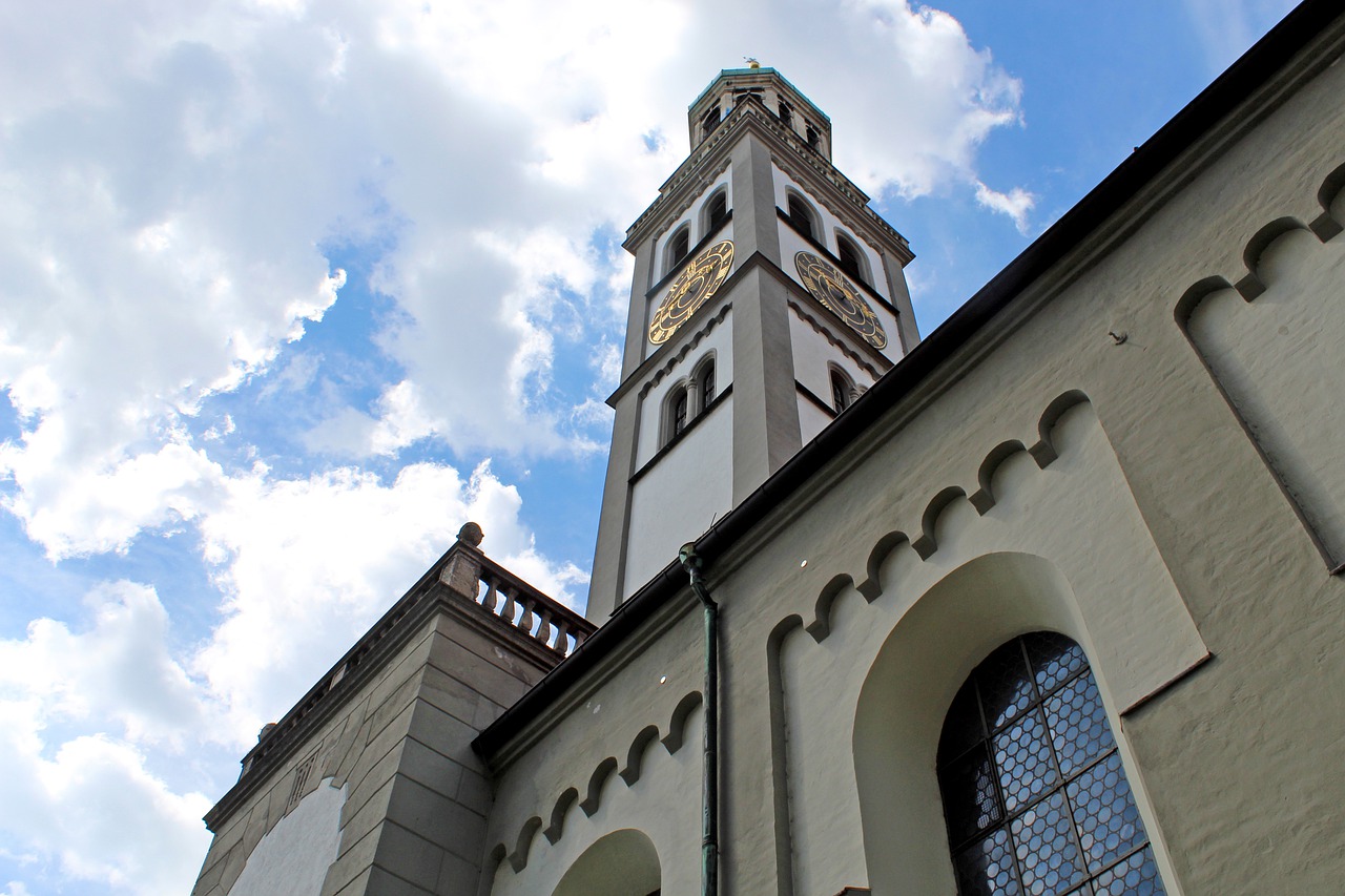 augsburg  perlachturm  downtown free photo