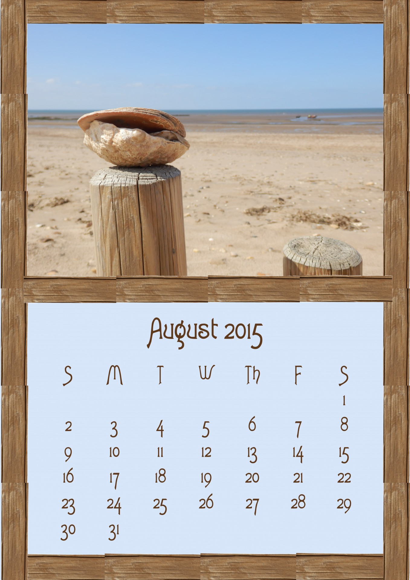 august 2015 calendar free photo