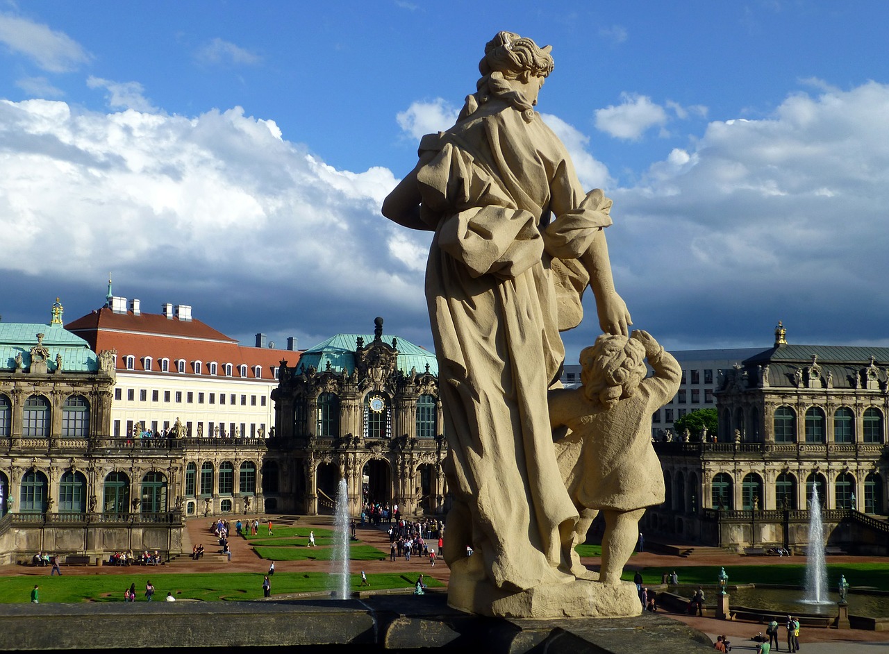 august the strong dresden sculpture free photo